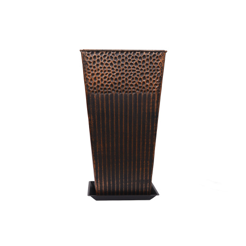 Tall Square Tapered Steel Plant Pots ZY2429P