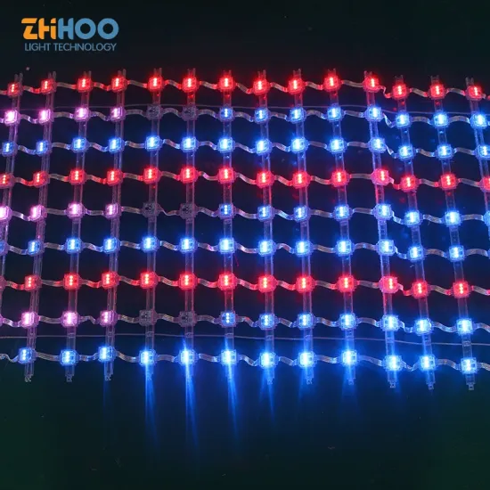 Weatherproof RGB Mesh Pixel LED Curtain with Addressable Points Light Display Screen
