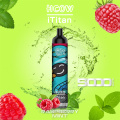 HCOW ITITAN 5000PUFFS 처리 가능한 vape 하단 RGB 조명