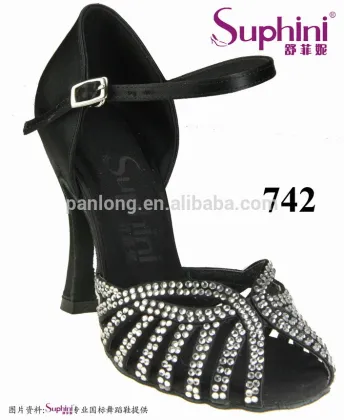 cristal zapatos baile salsa