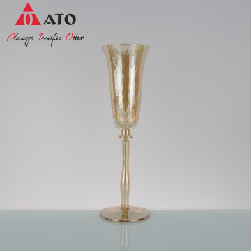 Ato nordic rainbow champagne glass gelas crystal glass