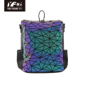Складной водонепроницаемый рюкзак с геометрическим рисунком и подсветкой