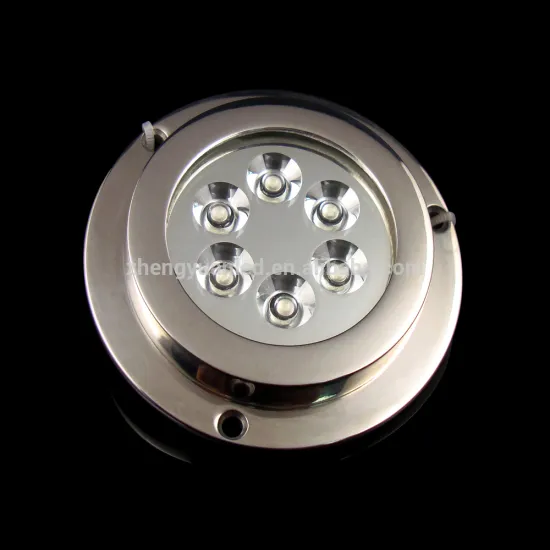 Waterproof LED Lights 6*2w yacht 12v underwater led light