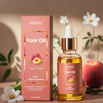 Wholesale Organic Peach Yoni Massage Oil for Women - Natural & Customized Irritation Relief