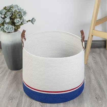 Table Storage Basket Sundry Organizer Jute