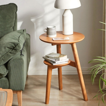 Nordic Simple Solid Wood Coffee Table and Bedroom Nightstand