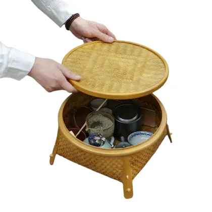 Bamboo Tea Set for Outdoor Picnics and Tea Art