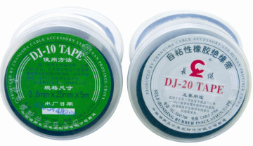 Self adhesive rubber insulated tape