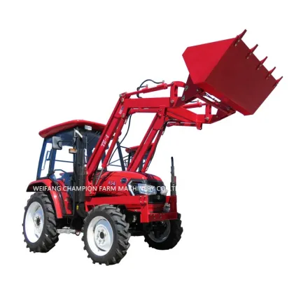 TZ-3 TZ-4 4x4 Tractor Loader: Front End Loader and Back Hoe for Agricultural Farm Equipment