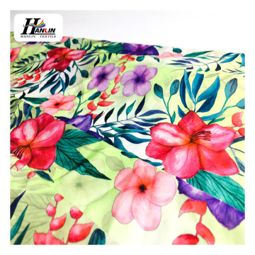 Hanlin Textile - 100% Polyester Silk Fabric with Italian Digital Print Design