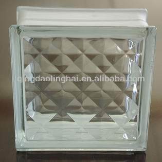 Jewel glass blocks for building with good price (Rhombus)