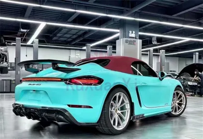 Factory Direct Carbon Fiber Rear Spoiler Stabilizer for Porsche 718 Boxster Convertible