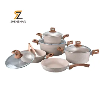 Affordable 9-Piece Forged Aluminum Cookware Set with Non-Stick Coating