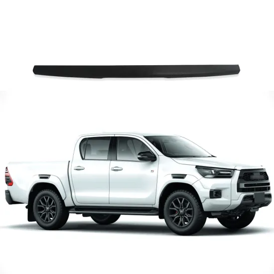 Textured Black Rail Guard Cap Protector for Toyota Hilux Revo 2021-2022 Rear Gate Cover