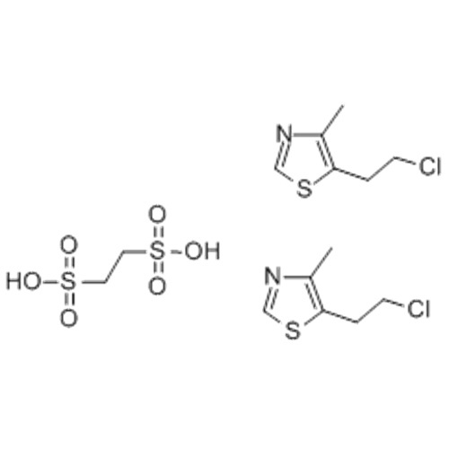 Name: Thiazole, 5-(2-chloroethyl)-4-methyl-, ethanedisulfonate (2:1) CAS 1867-58-9