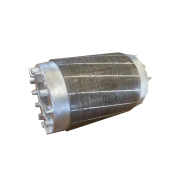 Motor rotor core for electric motor