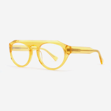 Pilot Bevelling Acetate Men's Optical Frames