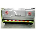 Removable compartment garbage truck
