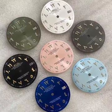Middle East NH35/NH36 Dial Modification Watch Accessories: A-Shaped 28.5mm Font for 28.5mm Movements