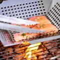 Grillkorb zum Grillen von Gemüse im Freien