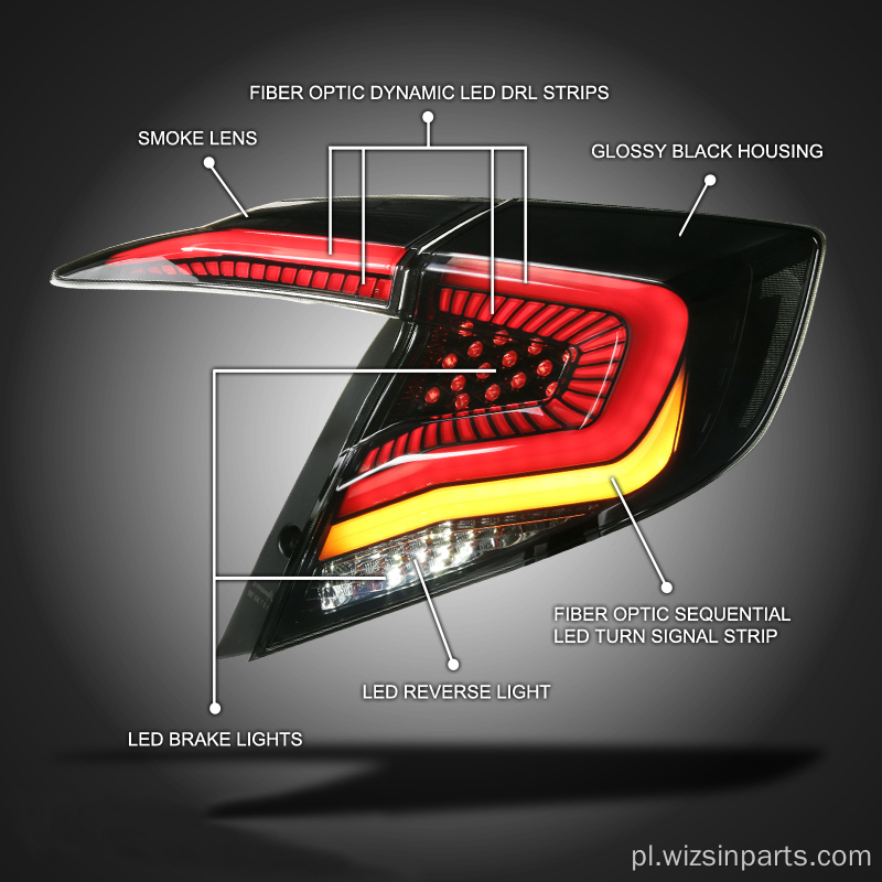 LED LED TAIL Lights for Honda Civic