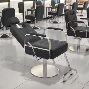 Retro elegante de cabeleireiro de beleza de beleza de cabelo estilo clássico de mobília hidráulica Cadeira de barbeiro de salão