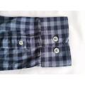 Men Casual Y/D Flannel Button Down Sleeve Shirt