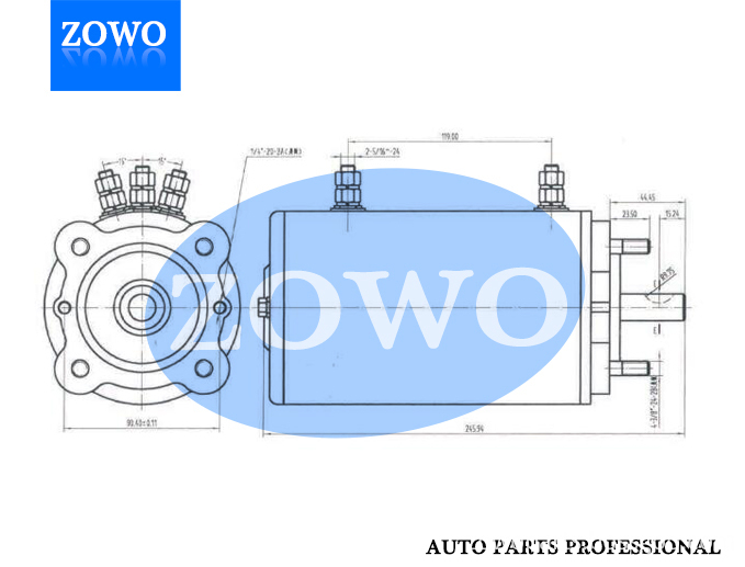 Phjd008 Dc Motor 12v 1 5kw