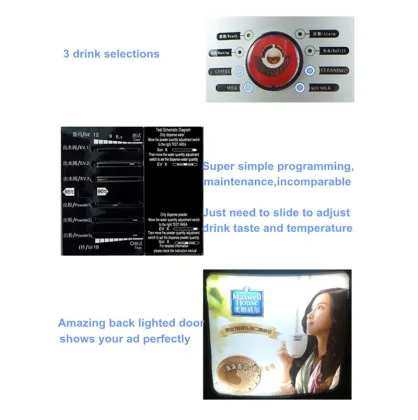 Fully automatic commercial instant coffee machine
