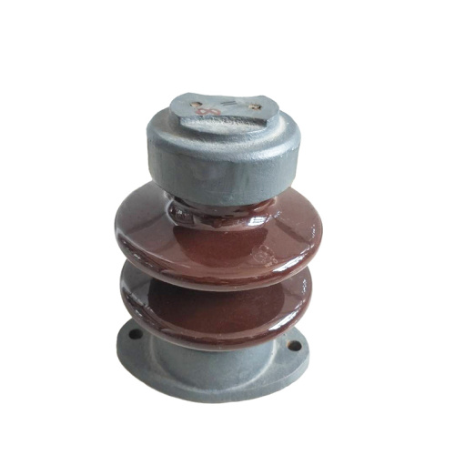 Electric power circuit post type porcelain insulators