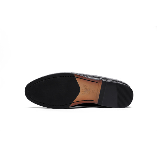 Chaussures de loisirs en cuir pour hommes Loafer