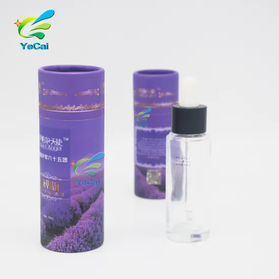 Custom printing paper cylinder oil cartridge packaging