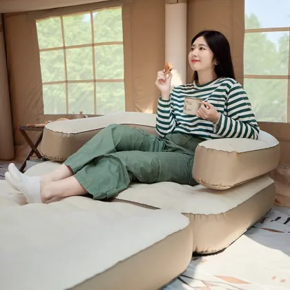 Naturehike Outdoor Camping TPU Inflatable Air Sofa Bed - Air Lounge Sofa