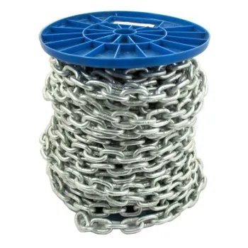 High-Quality Galvanized Chain Cable with Closed Links from Chinese Factory: Plastic Reel Packaging