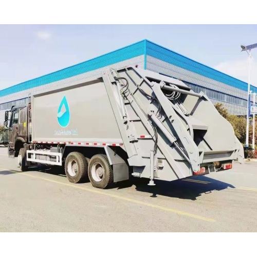 HOWO Cheap 18cubic meter new garbage trucks