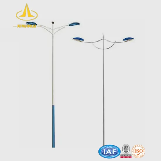 Double Arm Lamp Post With 9M Arms