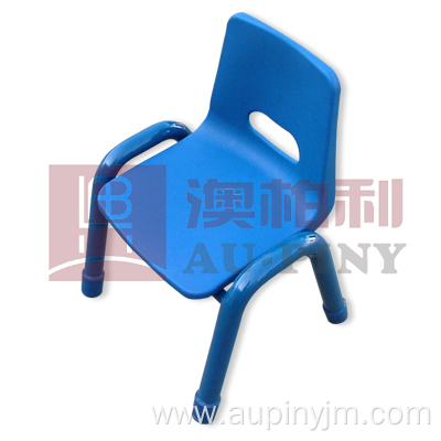 School Durable Plastic Kindergarten Kids Chair With Metal