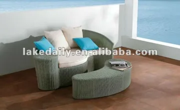 Outdoor rattan furniture garden chaise longue RC-022