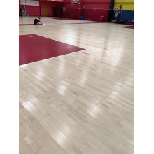 Portable wooden floor for indoor sports