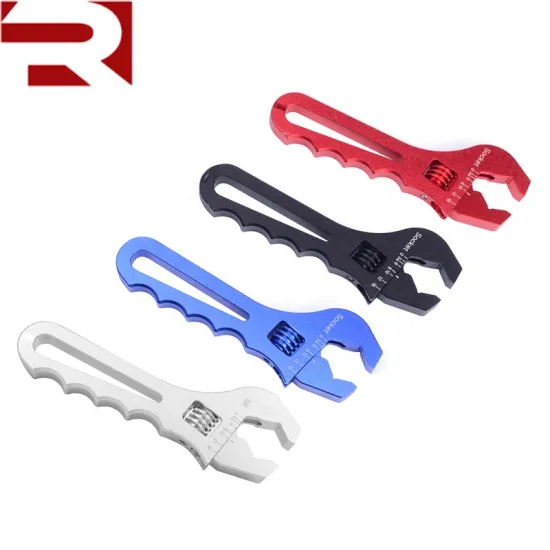 Aluminum Hose End Fitting Tool - 3-16 AN Adjustable Wrench