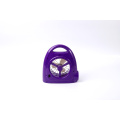 Mini ventilador de emergencia recargable con luz LED