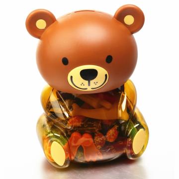 Bear piggy bank mould set clay for kids