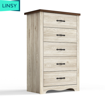 Linsy Factory Direct Price 5 Drawer Living Room Cabinet