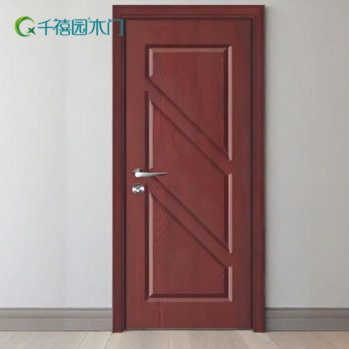 Zimmertür aus massivem Holz mit Maserung