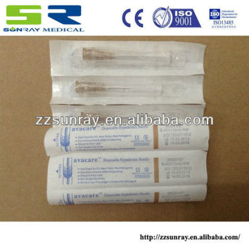 Sterile hypodemic injection needle from direct factory
