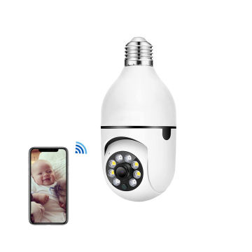 ナイトビジョンとスマートトラッキングを備えた5GフルHDワイヤレス電球カメラ