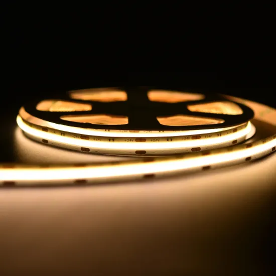 Waterproof IP65/IP67 12V/24V COB LED Strip Light with CCT 8mm/10mm in 90-95 High Cri, Available in 2700K, 3000K, 4000K, and 6500K