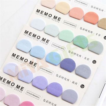 Custom Semi-circle Color Palette Planner Paper Sticky Notes