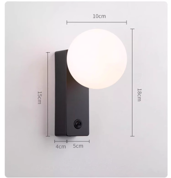 Hotel Bedside Wall Lamp Simple LED Wall Light for Reading