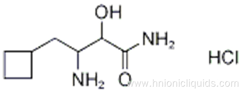 Cyclobutanebutanamide, β-amino-α-hydroxy-, hydrochloride (1:1) CAS 394735-23-0